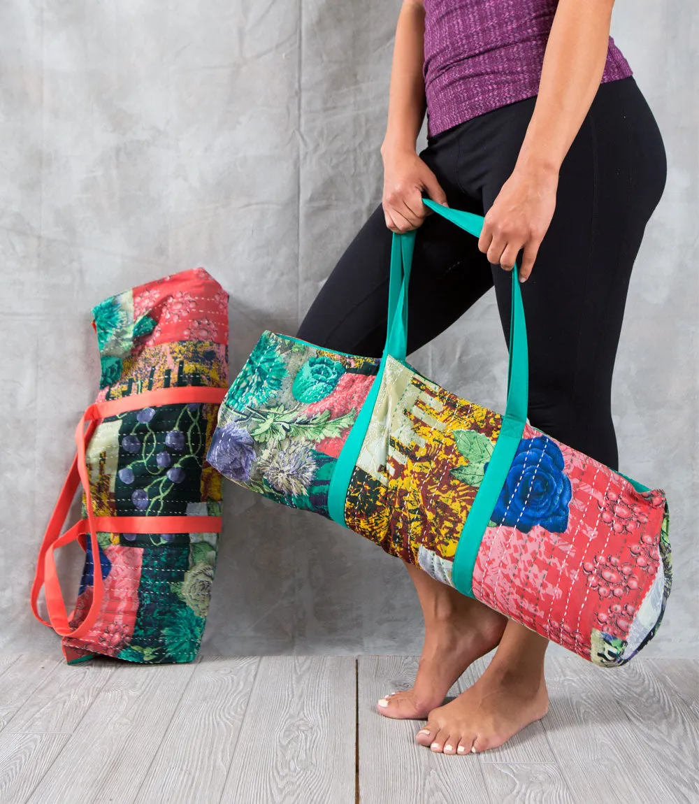 Kantha Yoga Bag