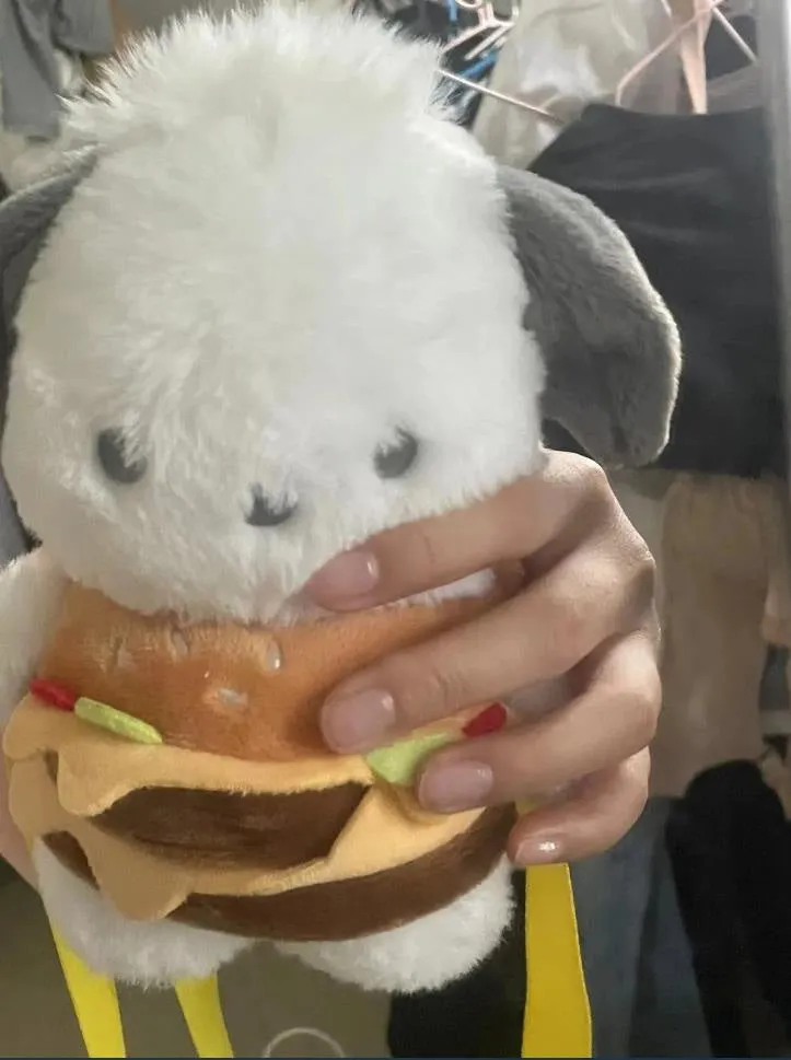 Kawaii Hamburger Puppy Bag