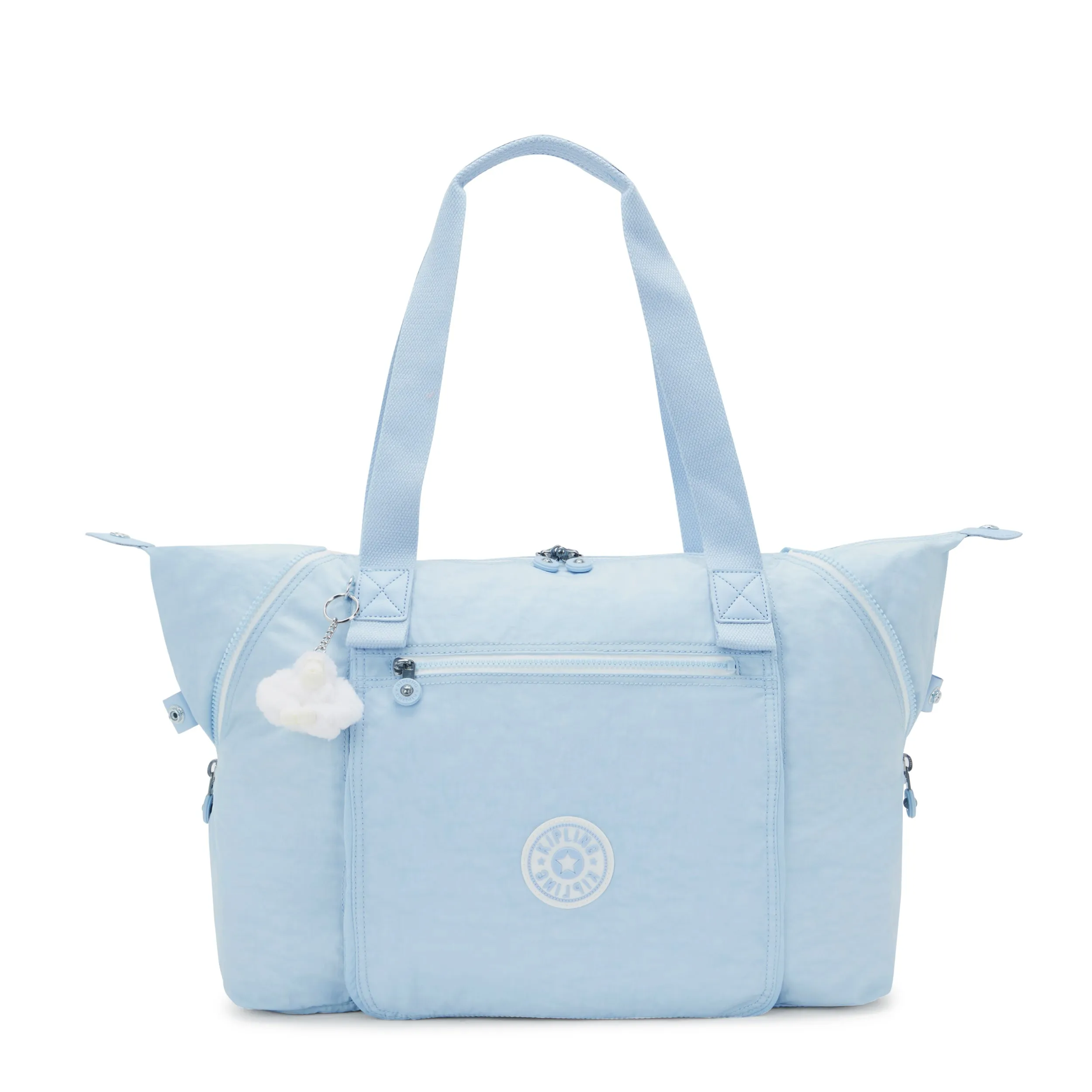 Kipling Wellness Art M Frost Blue Bl Large Tote Bag C2I4277-LZ8