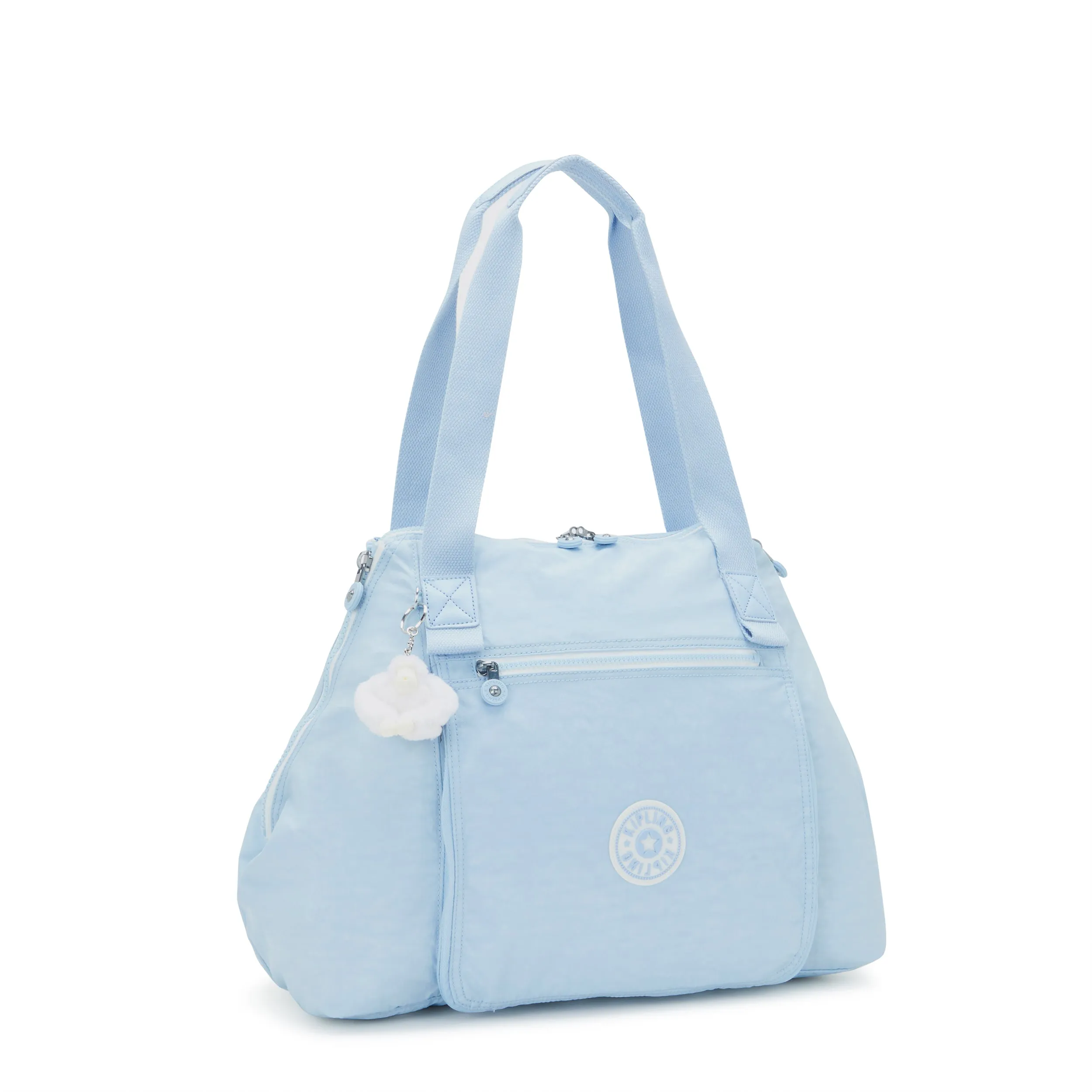 Kipling Wellness Art M Frost Blue Bl Large Tote Bag C2I4277-LZ8