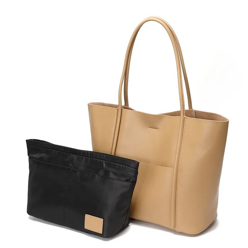 Large Luxury Leather Shoulder Bag Women Tote Bag