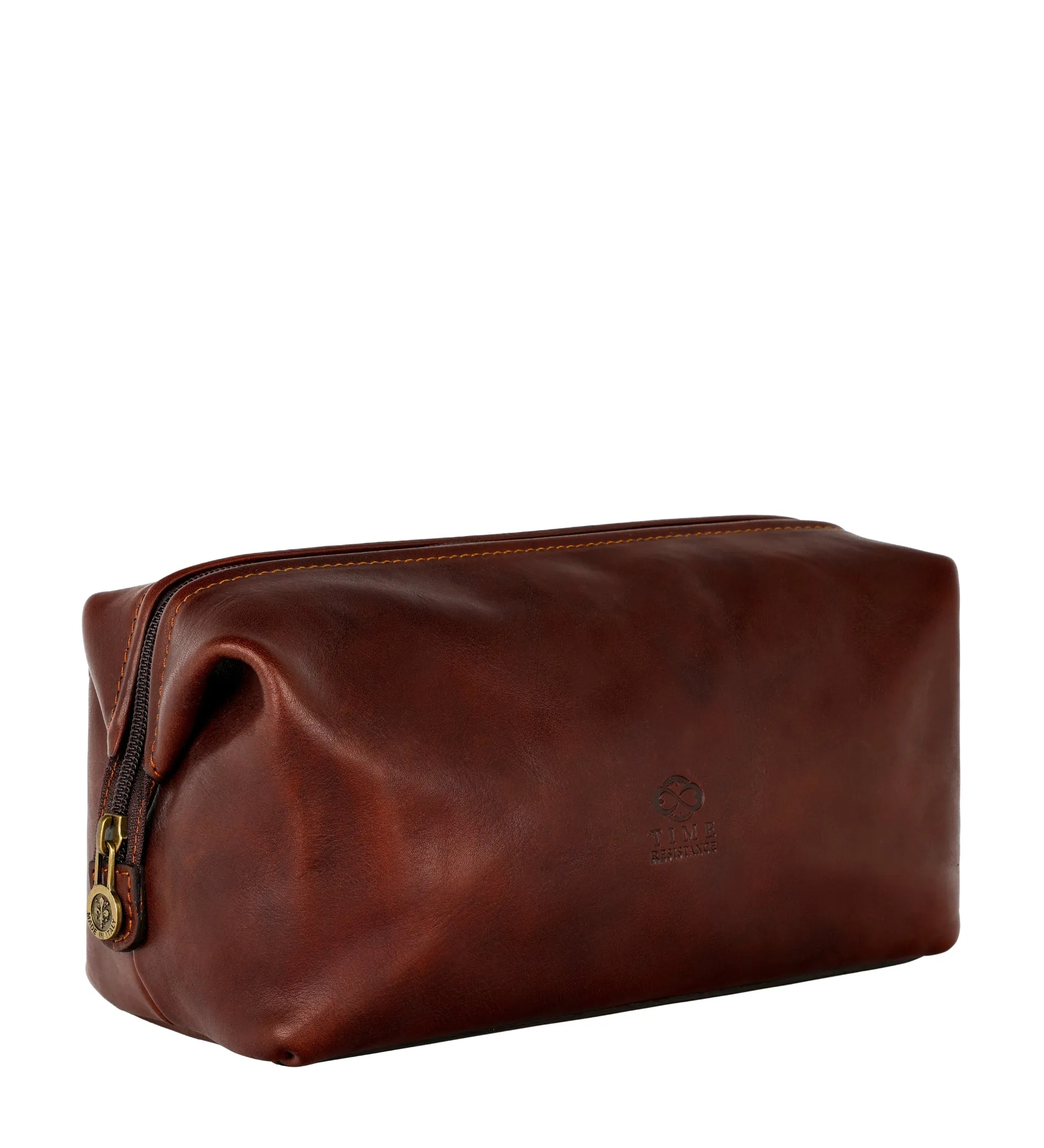 Leather Toiletry Bag - Four Past Midnight