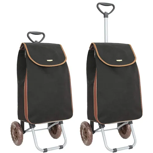 Light Weight 2 Wheel Expandable Shopping Trolley