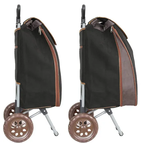 Light Weight 2 Wheel Expandable Shopping Trolley