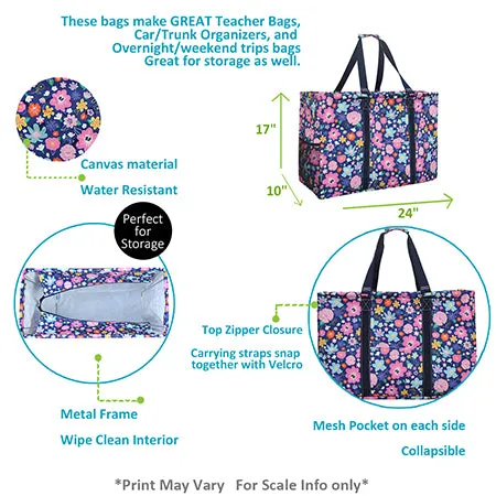 Lilac Floral NGIL Mega Shopping Utility Bag