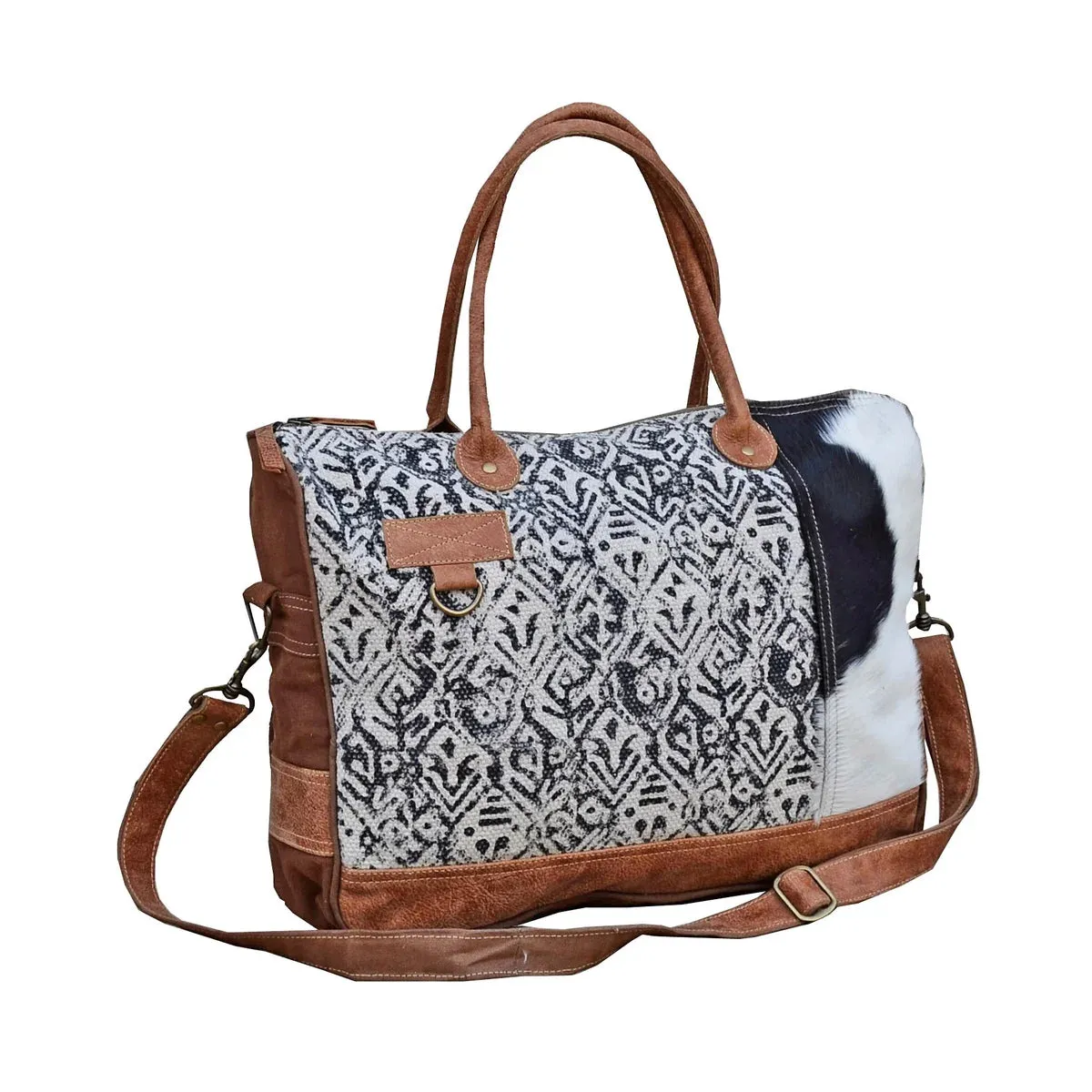 Lindsay Cow Hide Messenger Bag (Only 1 Left!)