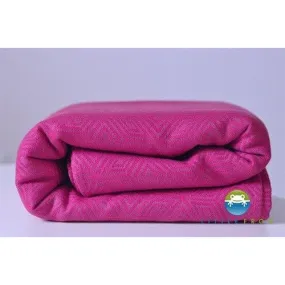 Little Frog Woven Wrap - Jacquard Fuschia Cube