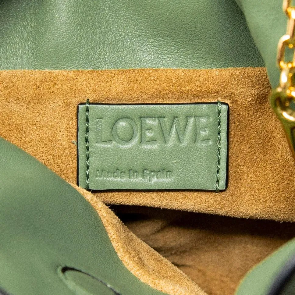 Loewe Green Nano Flamenco Bag