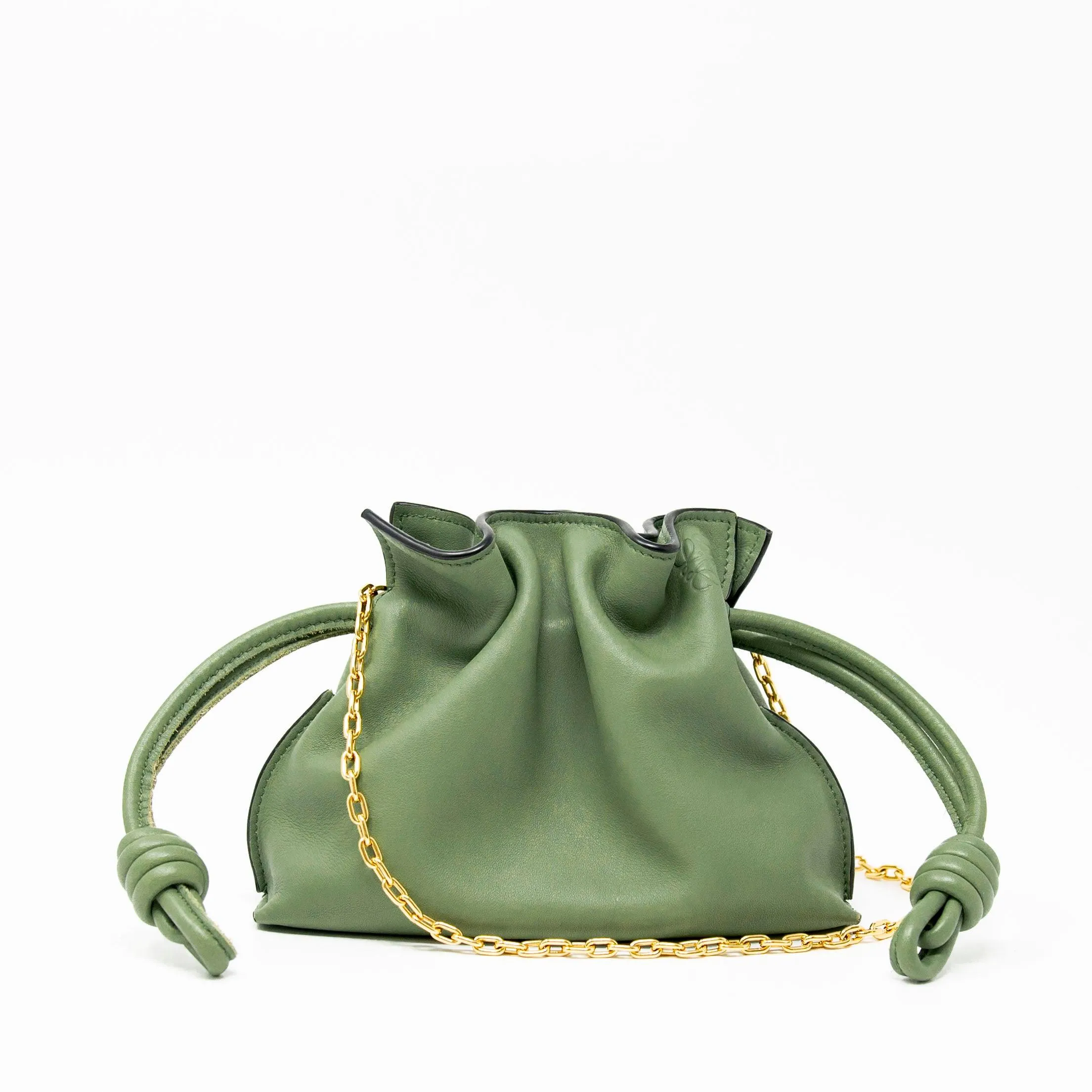 Loewe Green Nano Flamenco Bag