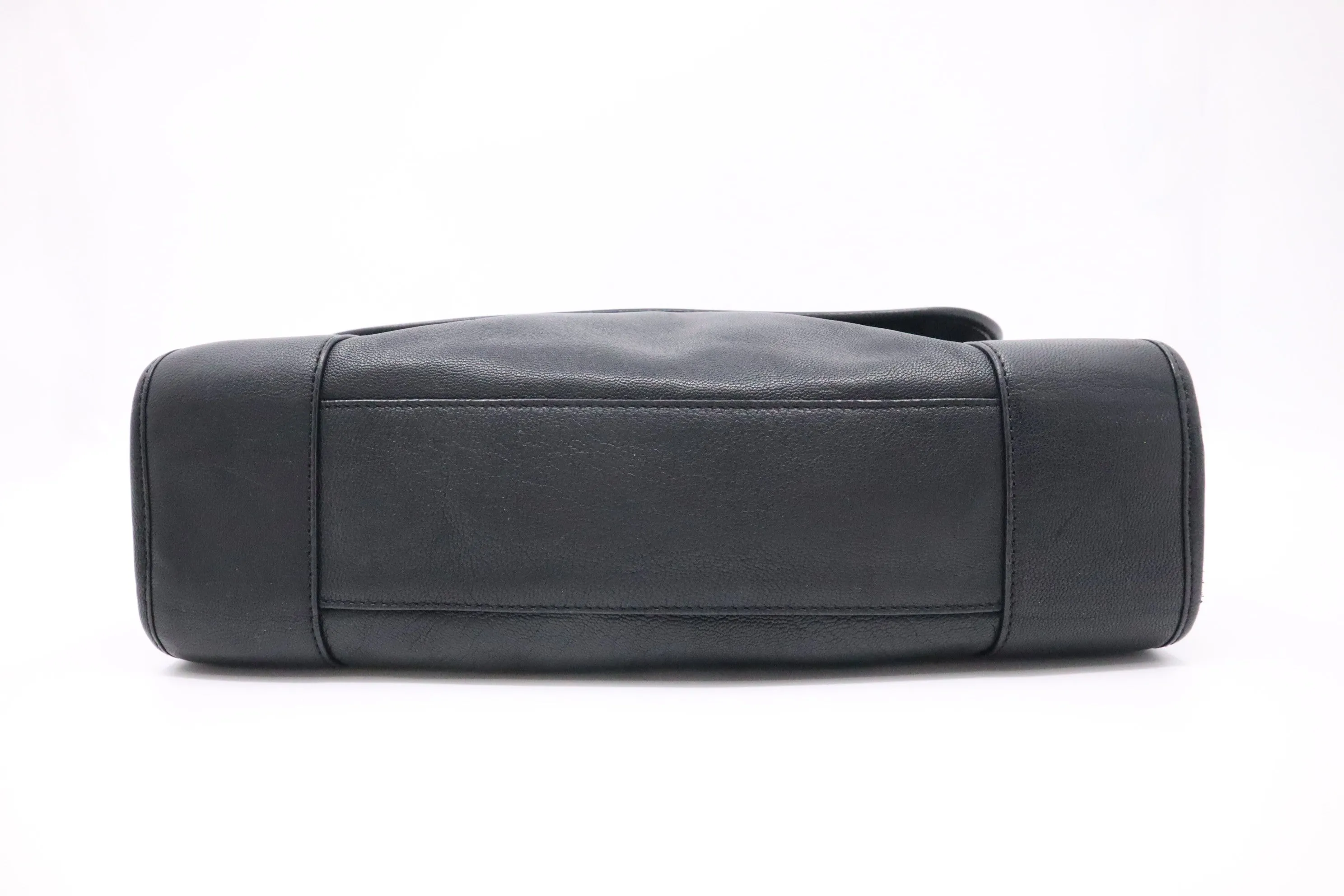 Loewe Messenger Bag in Black Leather