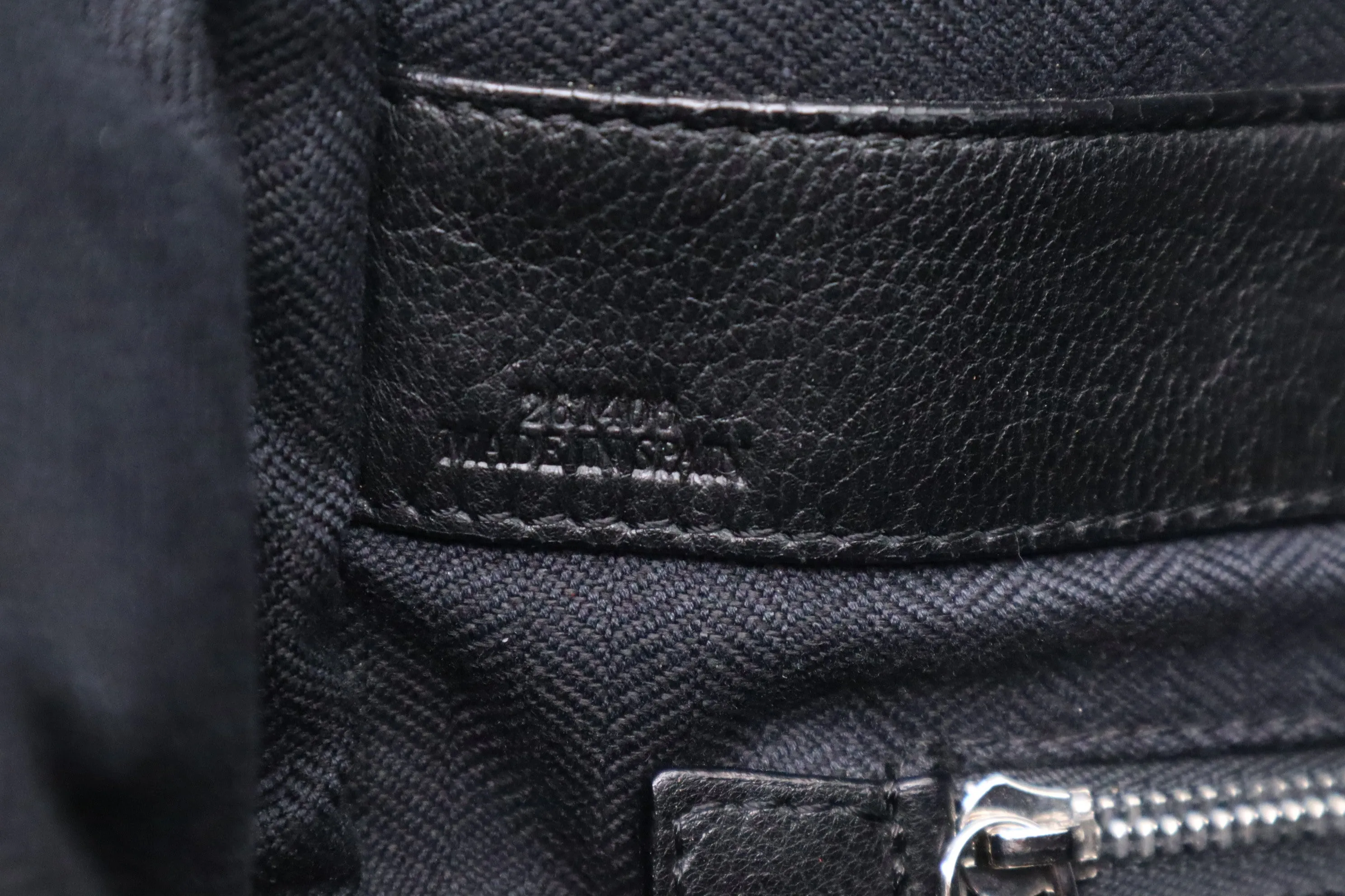 Loewe Messenger Bag in Black Leather