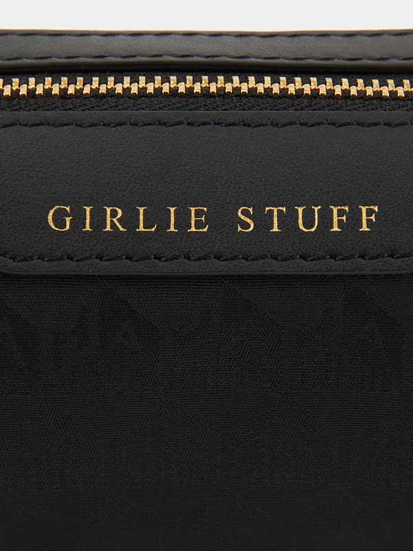 Logo Girlie Stuff Pouch in Black