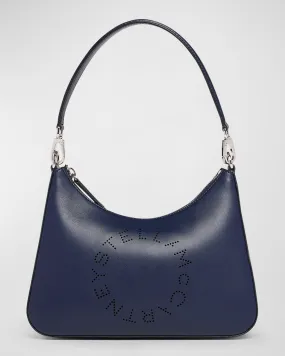 Logo Vegan Leather Shoulder Bag