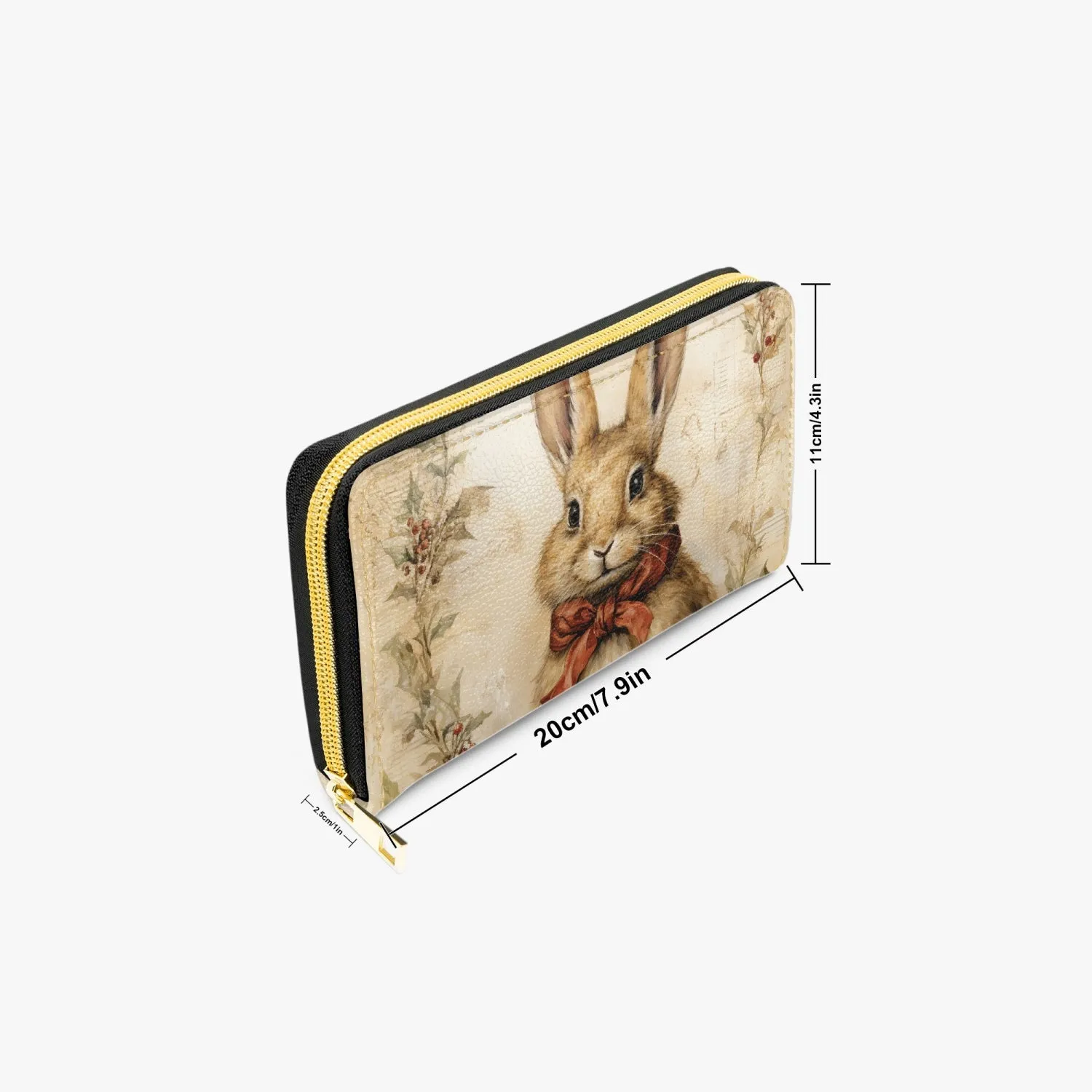 Long Type Zipper Purse - Rabbit