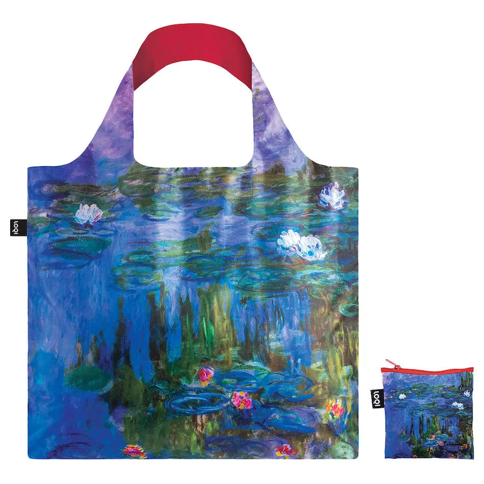 LOQI Claude Monet Water Lilies Recycled Tote Bag