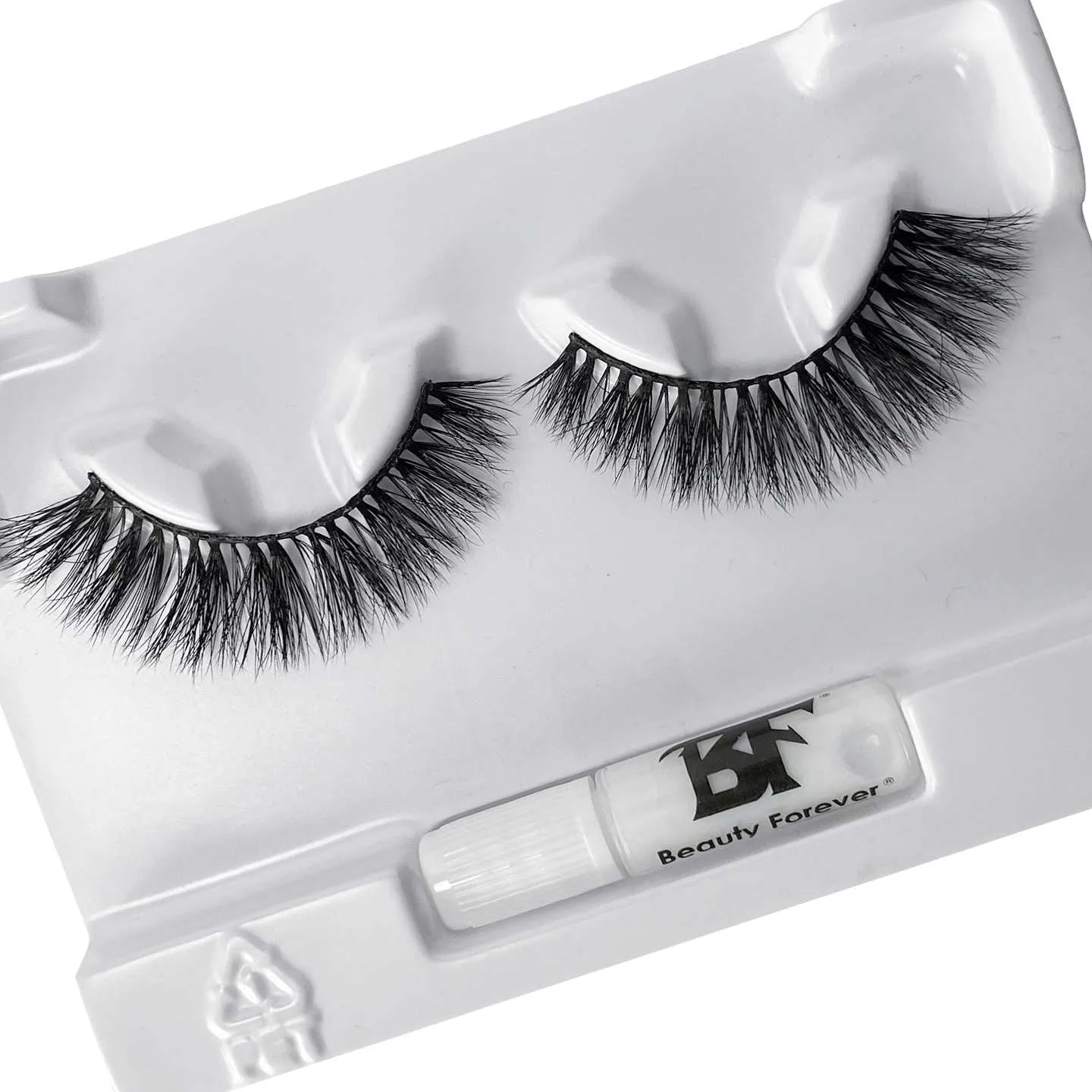 Luxe Faux Mink 3D Eyelashes - Elegant Ella #505 (Textured and Lengthening)