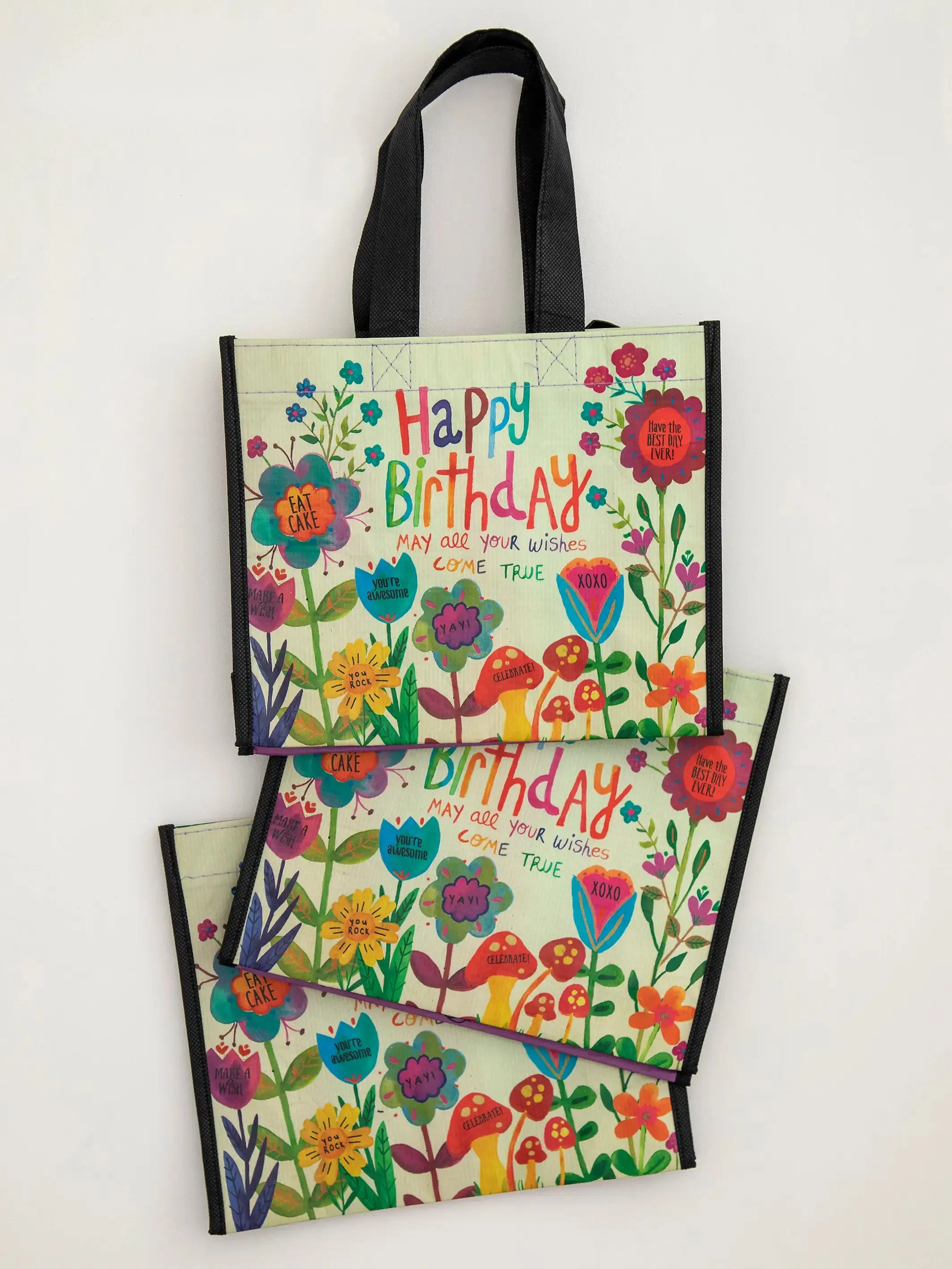 Medium Happy Bag, Set of 3 - Happy Birthday