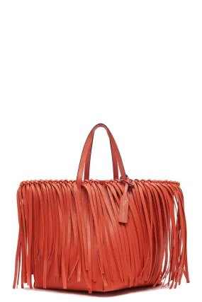 Medium Square Fringe Tote