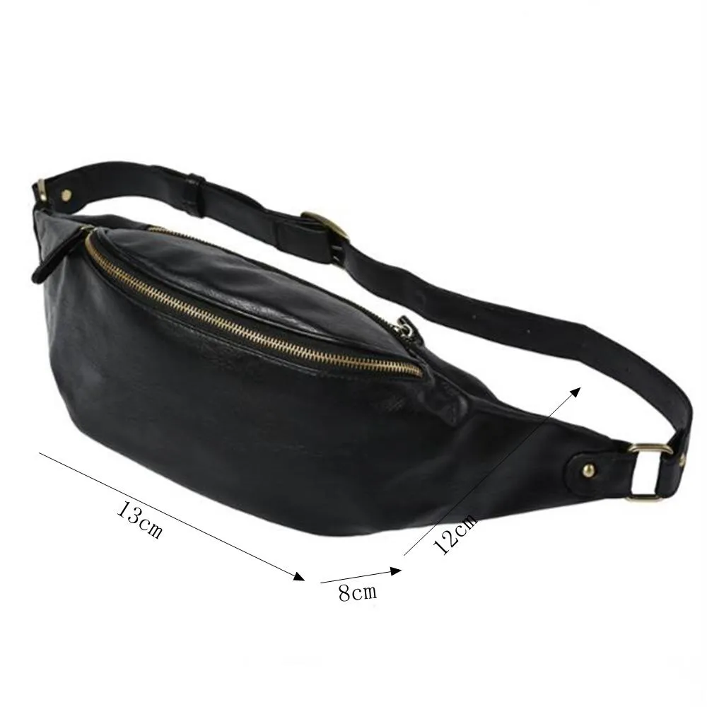 Men Large Capacity Waist Bag Chest Bag Crossbody Bag Fashion Outdoor