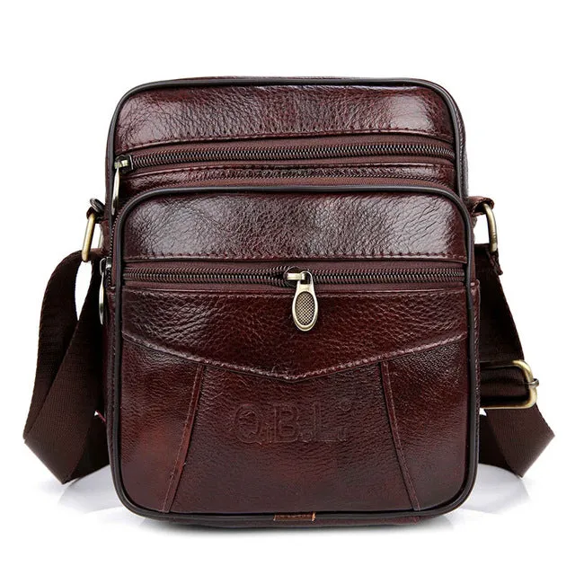 Men Leather Crossbody Bag