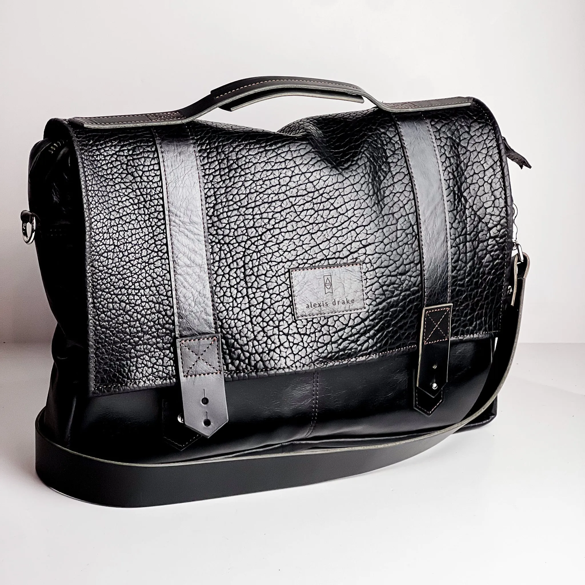 Men's Collection | Tyler Brief Messenger Bag | Black