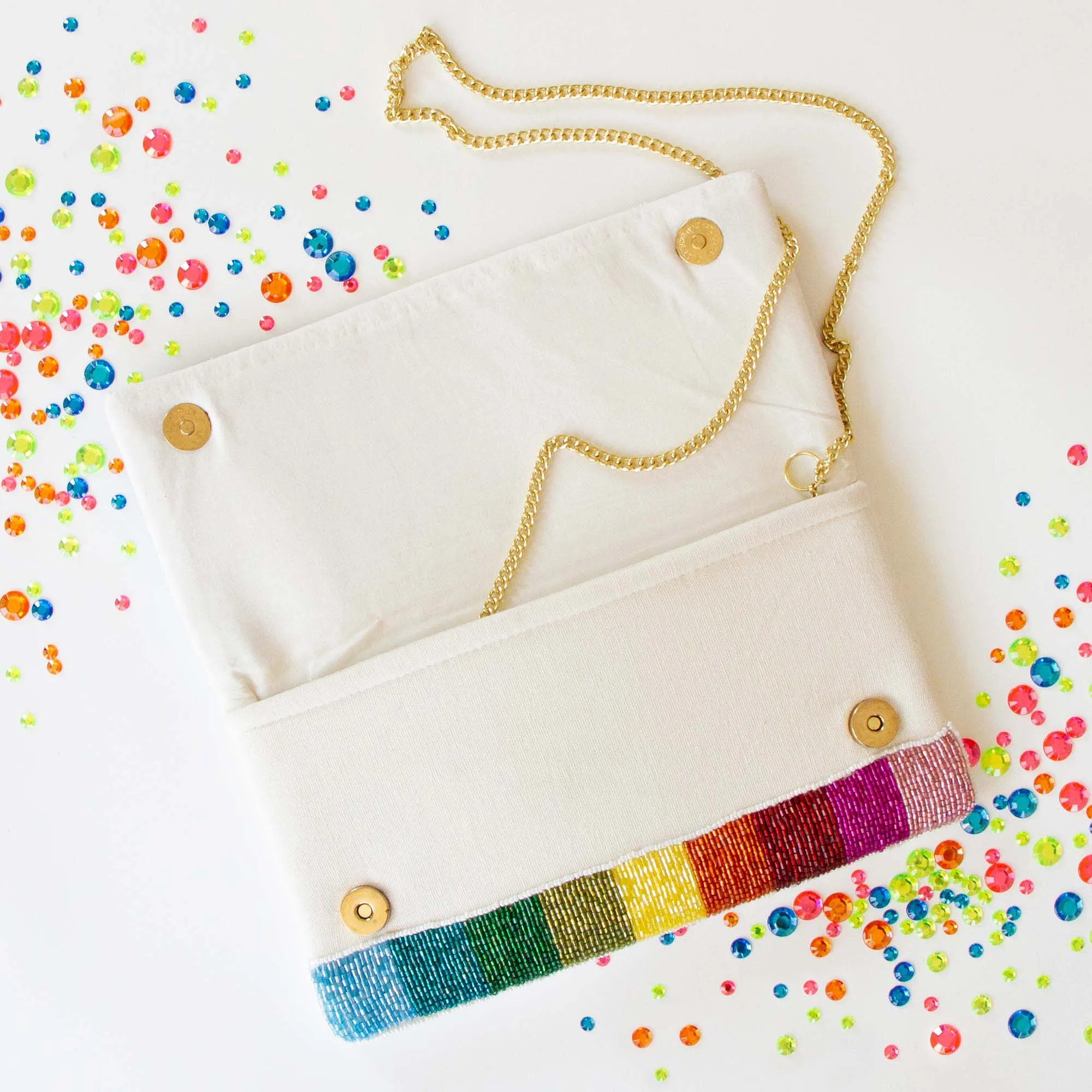 Mrs. Rainbow Clutch Bag