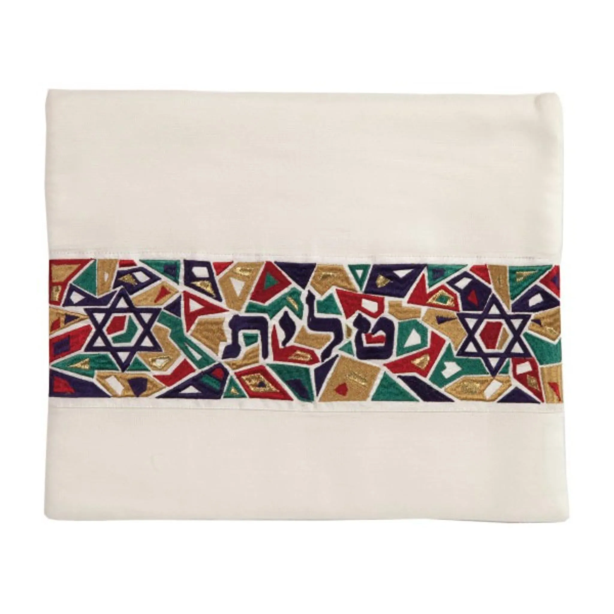 Multi Coloured "Magen David" Tallit Bag by Yair Emanuel