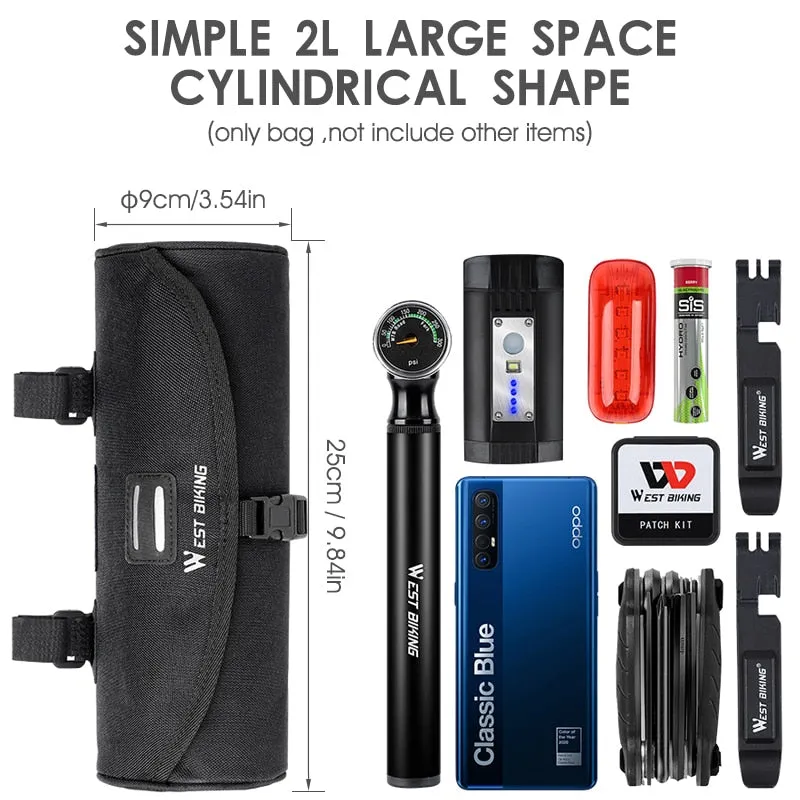 Multifunctional Bike Bag Scooter Electric Folding Bicycle Handlebar Bag Rainproof Frame Saddle Cycling Accessories