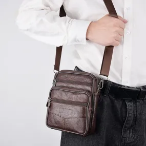 Multifunctional shoulder and belt bag in PU