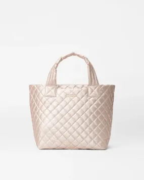 MZ Wallace - Small Metro Tote Deluxe (Pale Rose Gold Metallic)