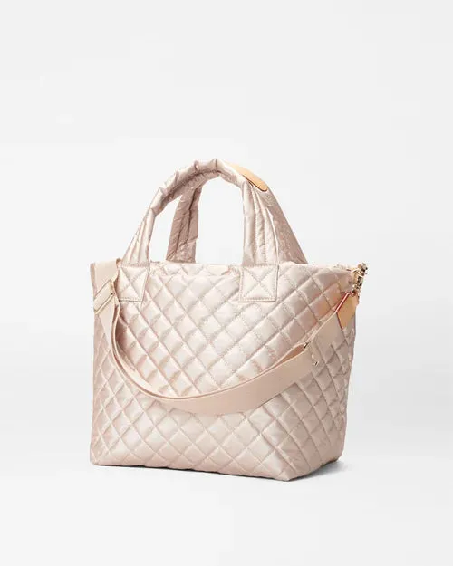 MZ Wallace - Small Metro Tote Deluxe (Pale Rose Gold Metallic)