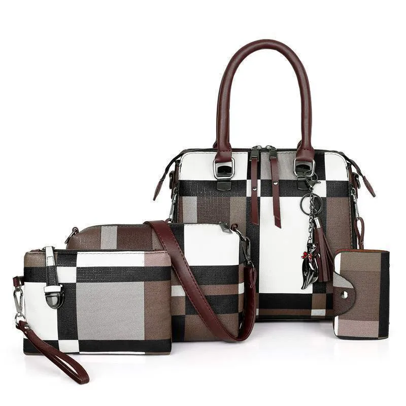 New Luxury Handbags Plaid Bags Designer