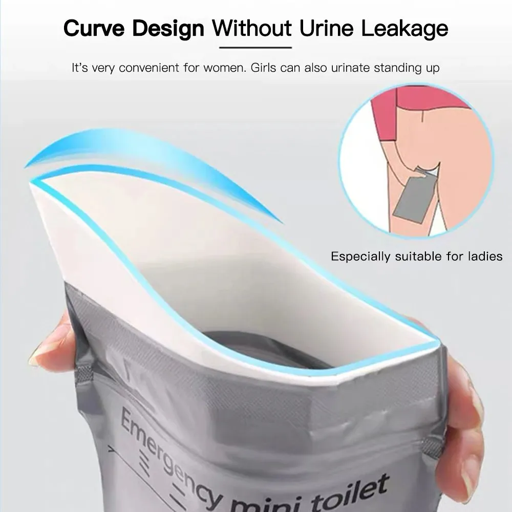 Outdoor Emergency Urine Bags - Disposable Emergency Urinal Bag