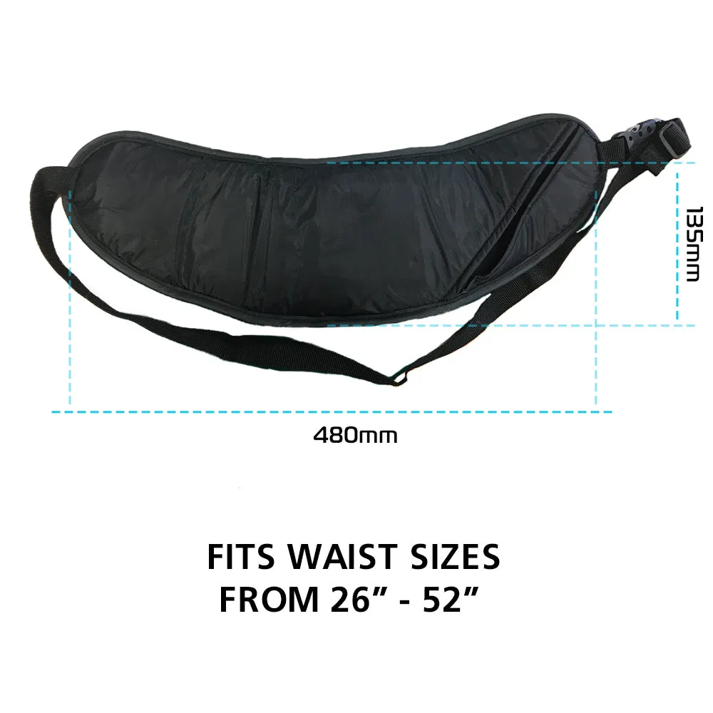 Oxford Retro Waist / Bum Bag Black