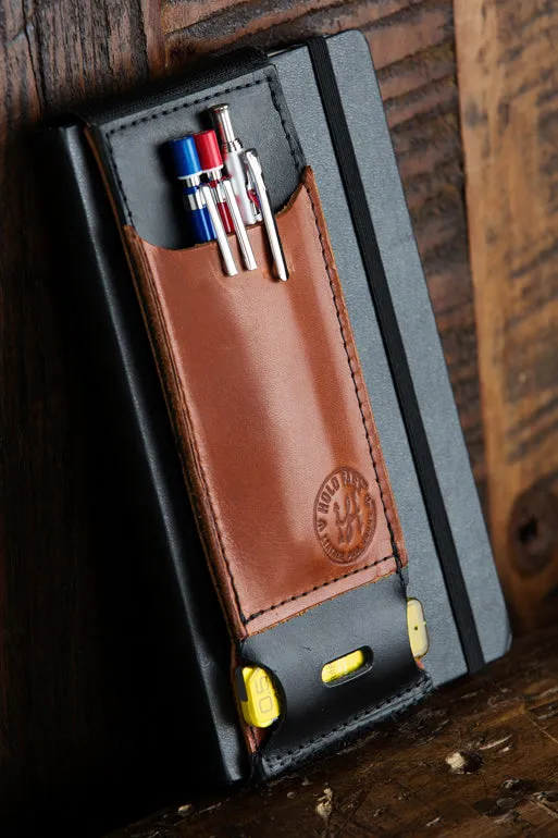 Pen Caddy | Leather Pen Wallet for your Notebook