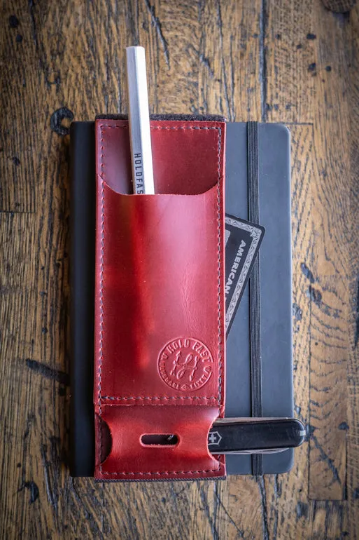 Pen Caddy | Leather Pen Wallet for your Notebook