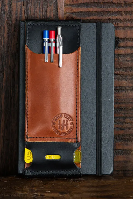 Pen Caddy | Leather Pen Wallet for your Notebook