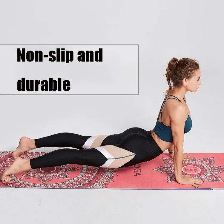 Portable Printed Non-slip Environmental Protection Yoga Mat Drape, Size: 185 x 63cm(Practitioner)