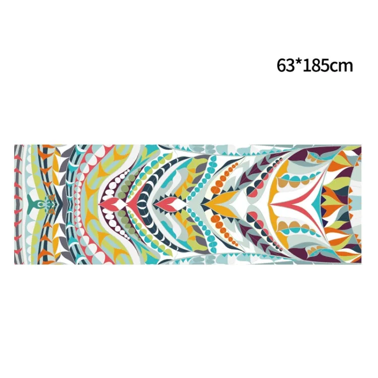 Portable Printed Non-slip Environmental Protection Yoga Mat Drape, Size: 185 x 63cm(Practitioner)