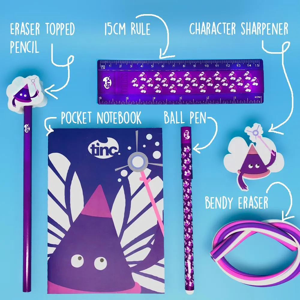 Purple Tribal Stationery Pack