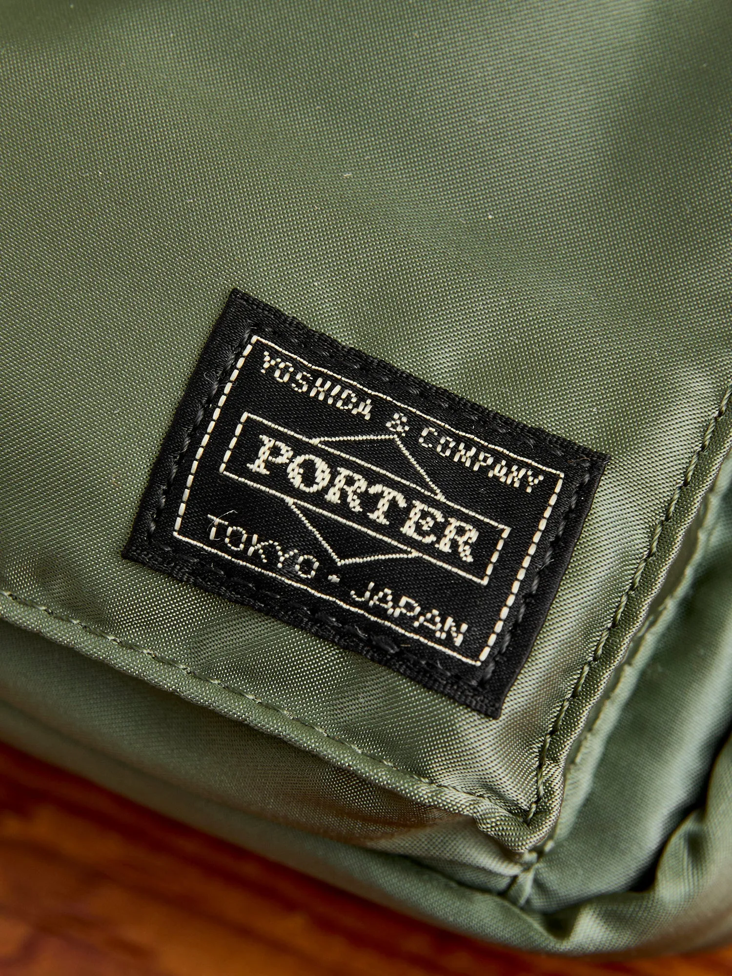 "Tanker" Shoulder Bag (S) in Sage Green