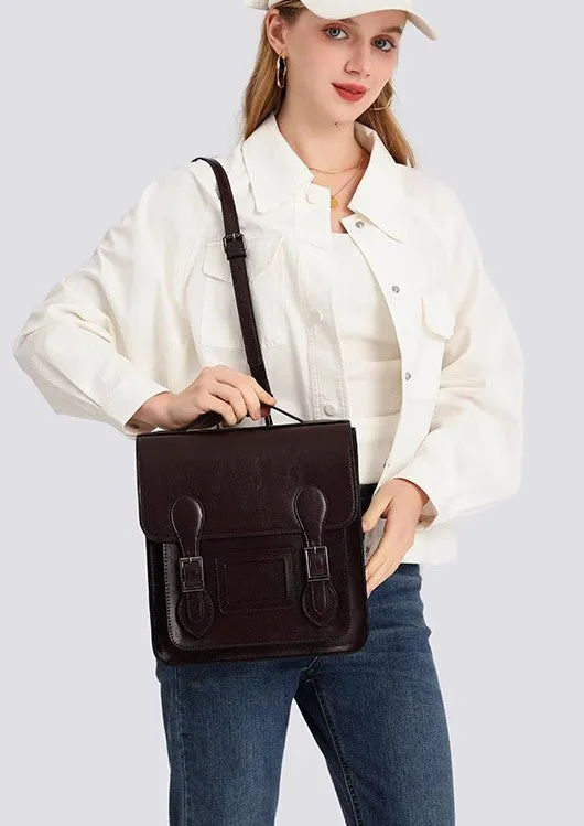 Retro Style Messenger Bag Backpack