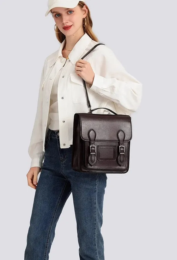 Retro Style Messenger Bag Backpack