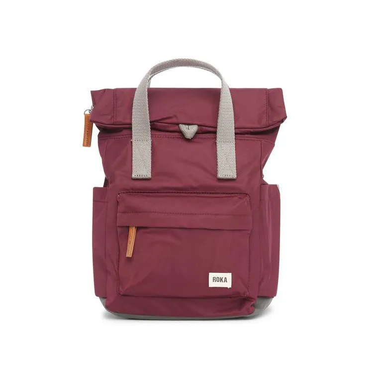 Roka Backpack Canfield B Sustainable Small Plum