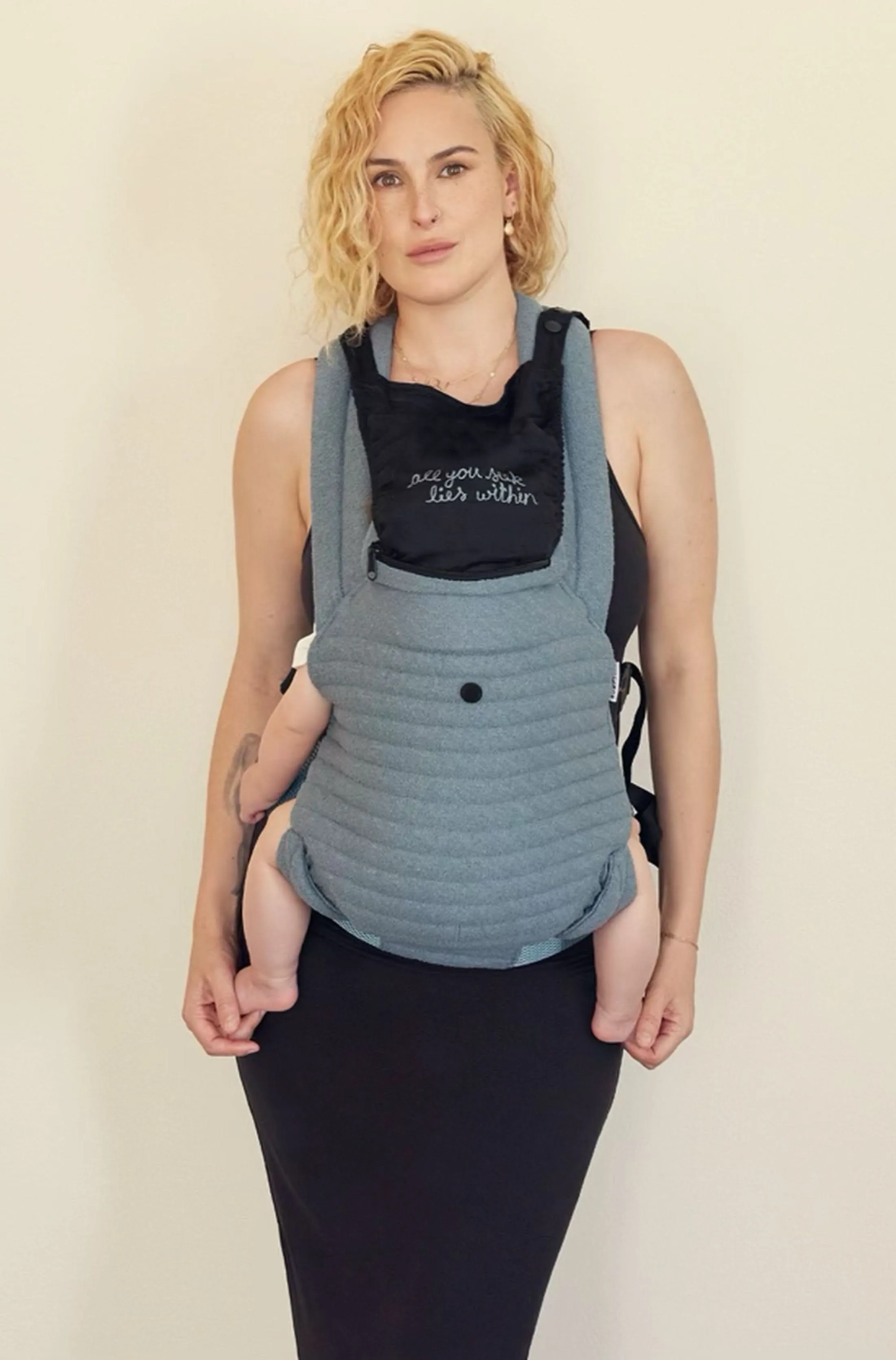 Rumer “Lou Blue” x Bumpsuit - Armadillo Baby Carrier