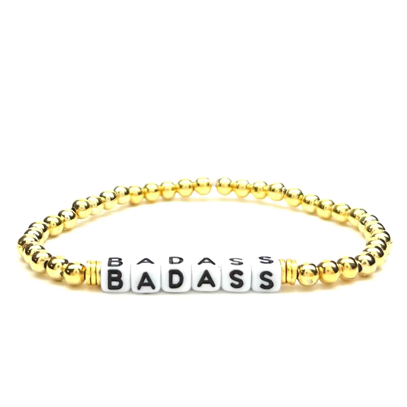 SASSY BEAD WORD BRACELET