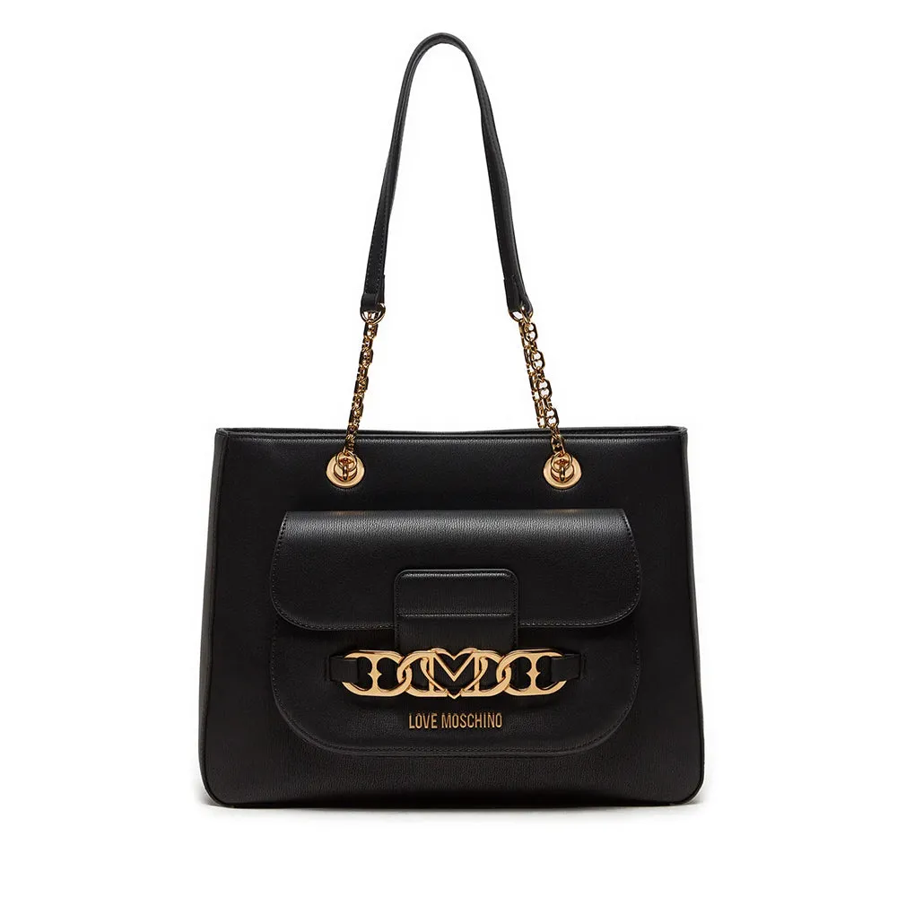 Shopping Bag Donna LOVE MOSCHINO colore Nero