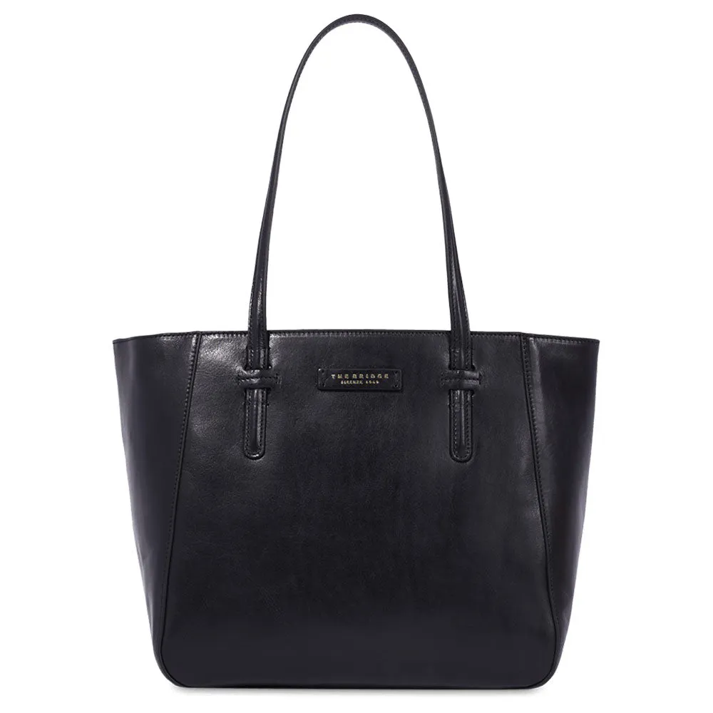 Shopping Bag Donna THE BRIDGE linea Diana in Pelle Nera