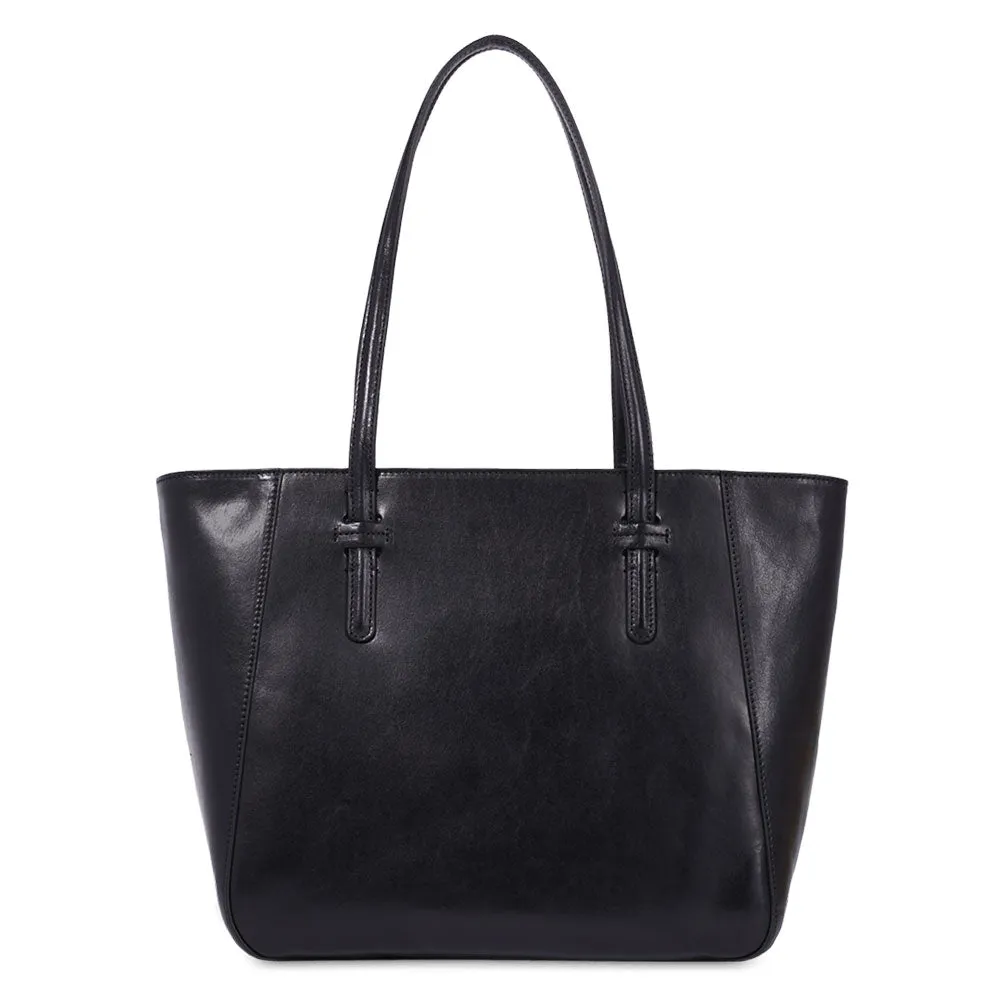 Shopping Bag Donna THE BRIDGE linea Diana in Pelle Nera