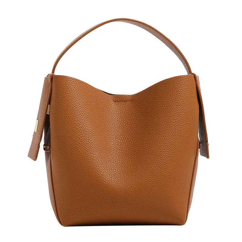 Simple Vintage Commuter Handbags Business Small Crossbody Shoulder Bags Fashion Trend Luxury Leather Bags